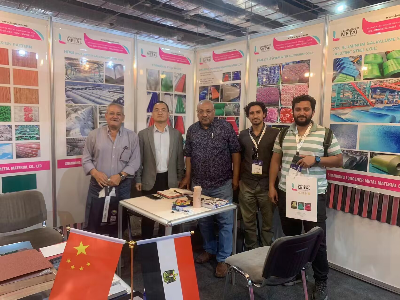 The construction exhibtion of Project Egypt 2023 in Cairo