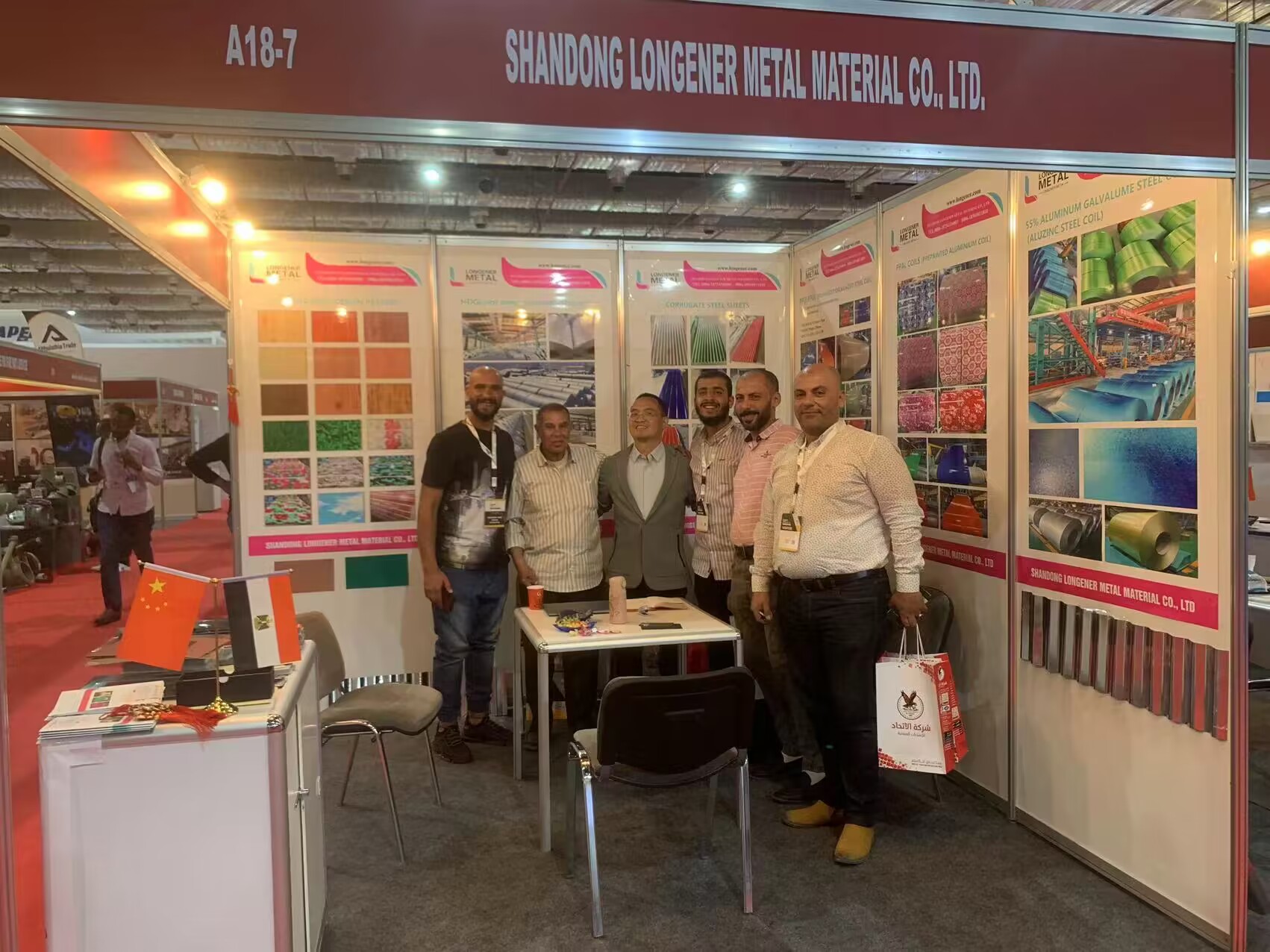 The construction exhibtion of Project Egypt 2023 in Cairo